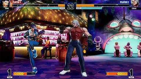 Luong (as Kiriko) vs Omega Rugal | KOFXV mods | CPU vs CPU