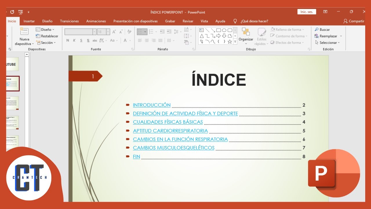 Como Hacer Un INDICE En PowerPoint YouTube como-hacer-un-indice-en-powerpoint-youtube