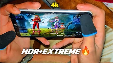 IPHONE XR HANDCAM🔥HDR+EXTREME TEST IN BGMI/PUBG😍 | BEST FOR GAMING IN 2025