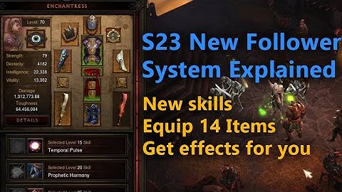 All you need to know about the new Follower System & Emanate Effects (Season 23 PTR Patch 2.7.0)