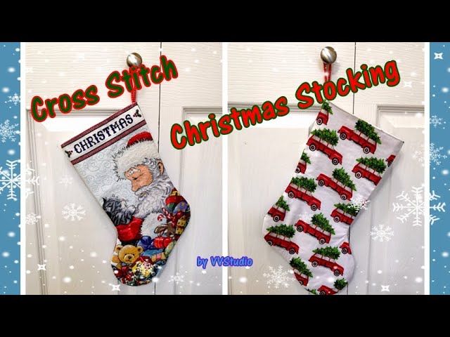 Santa's Hunting Stocking by Stoney Creek Counted Cross Stitch Pattern