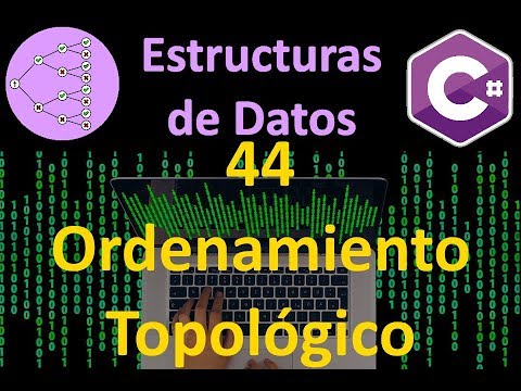 Ordenamiento topológico - 44- Estructuras de Datos en C#