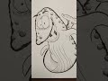 Bumpy Rick the off-white Whale #funkidoodlerclub #inkdrawing #ink #art #drawing #whale