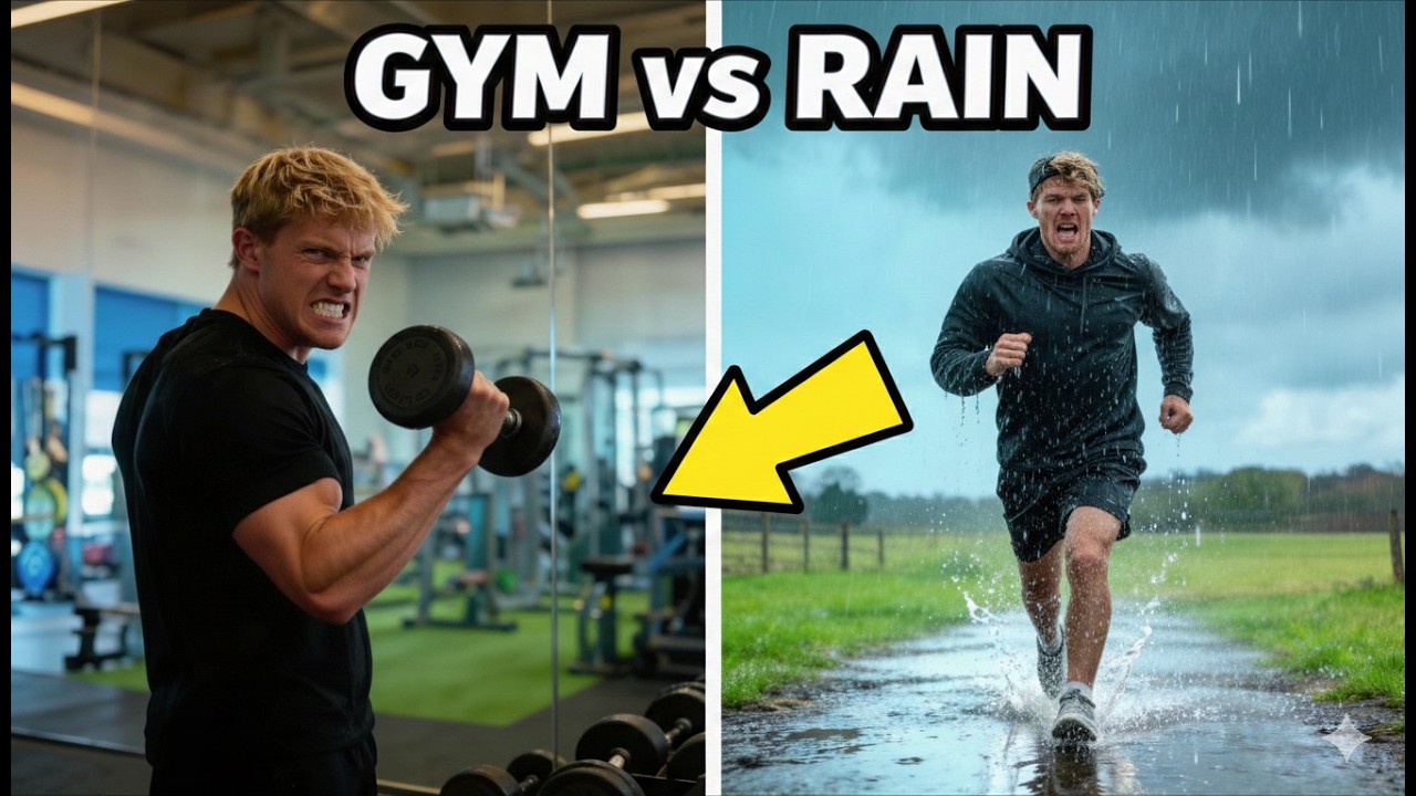 The Most Chaotic 25km Run Ever... (Back & Bicep Workout)