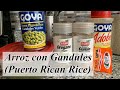 How to make Arroz con Gandules | Puerto Rican Rice | Spanish rice | Easy rice | simple | Sofrito