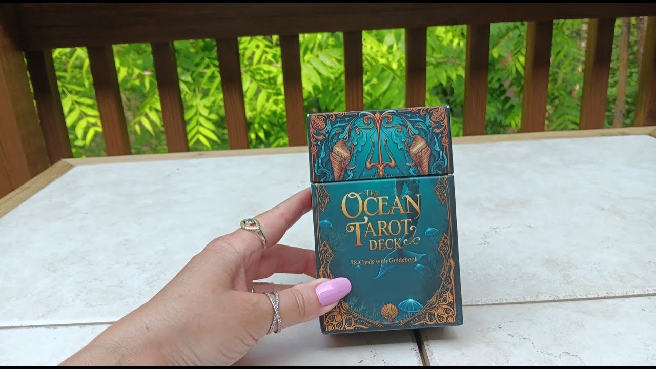 OCEAN TAROT~ Unboxing & Full Flip Through
