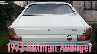 Look at and drive a 1972 Hillman Avenger.