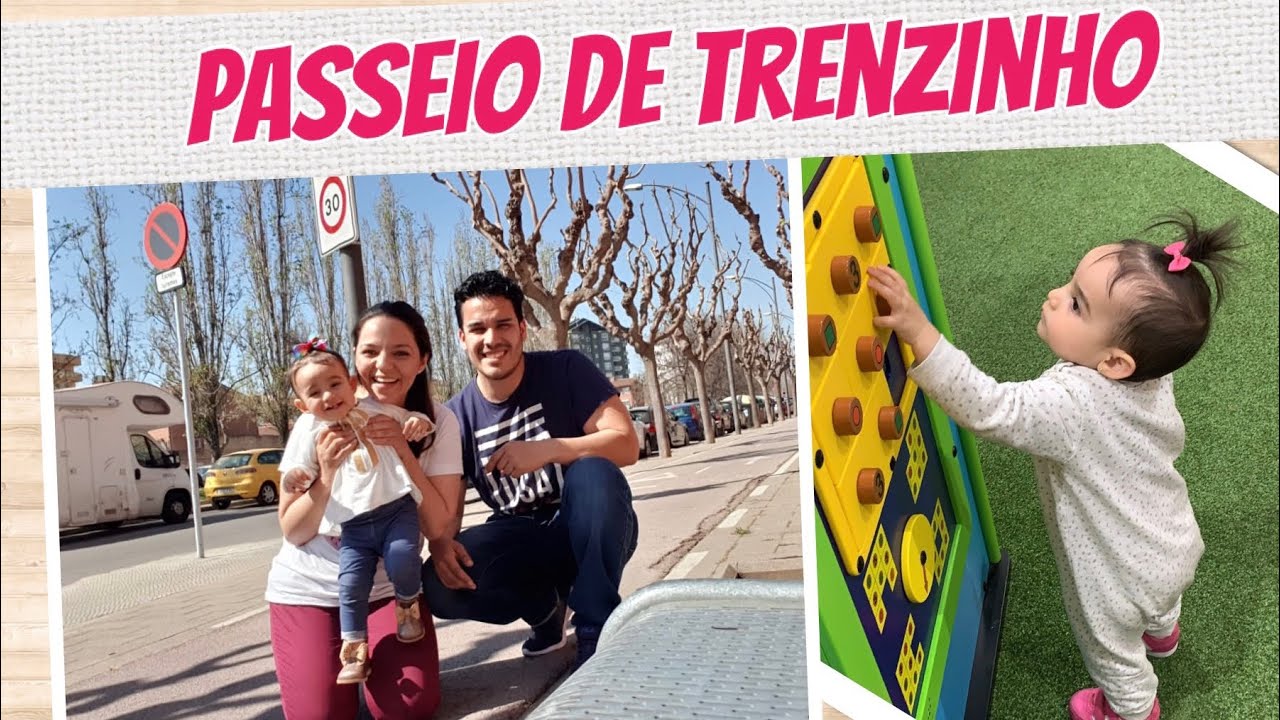 Dia de trenzinho e shopping - YouTube