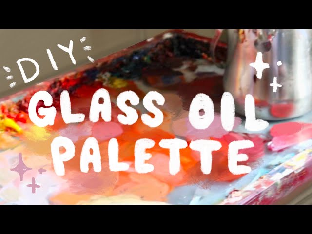 DIY Glass Paint Palette // Best & Cheapest Palette EVER! 
