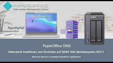 QNAP NAS QTS 5 PaperOffice DMS Datenbank Installation & Einrichtung & Konfiguration MariaDB 10