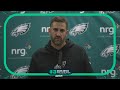 Eagles head coach Nick Sirianni talks after loss against Dallas Cowboys