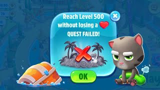 Talking Tom Pool quest again failed 484 and 485 the toughest level Android iOS gameplay