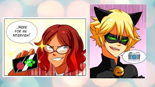 Chat Noirs Interview (Miraculous Ladybug Comic Dub)