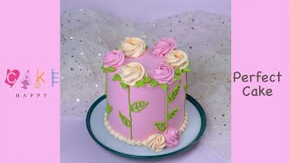 Flower Birthday Cake Decorating Idea