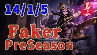 SKT T1 Faker LeBlanc MID vs Irelia Patch 8.24