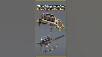 Three Weapons in One: Dolne Apache Revolver #history #documentary #facts #weapons