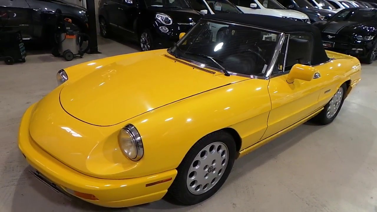 1992 Alfa Romeo Spider Veloce Youtube