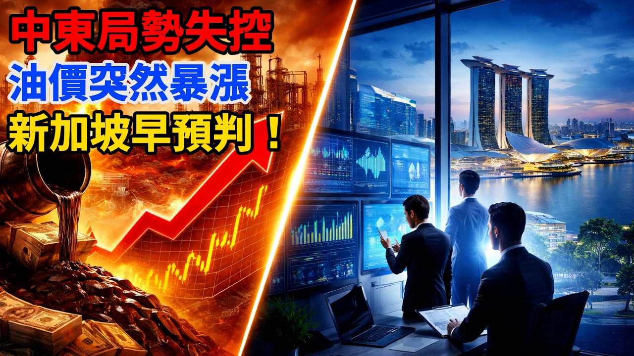 中東亂局背後，油價徹底失控，新加坡提前預警太清醒！這才是真正的遠見