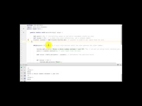 If and While in Java