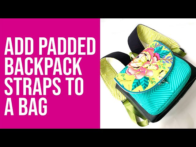 Bag Lab: How to add padded backpack straps to a bag - YouTube Bag Lab: How to add padded backpack straps to a bag - YouTube