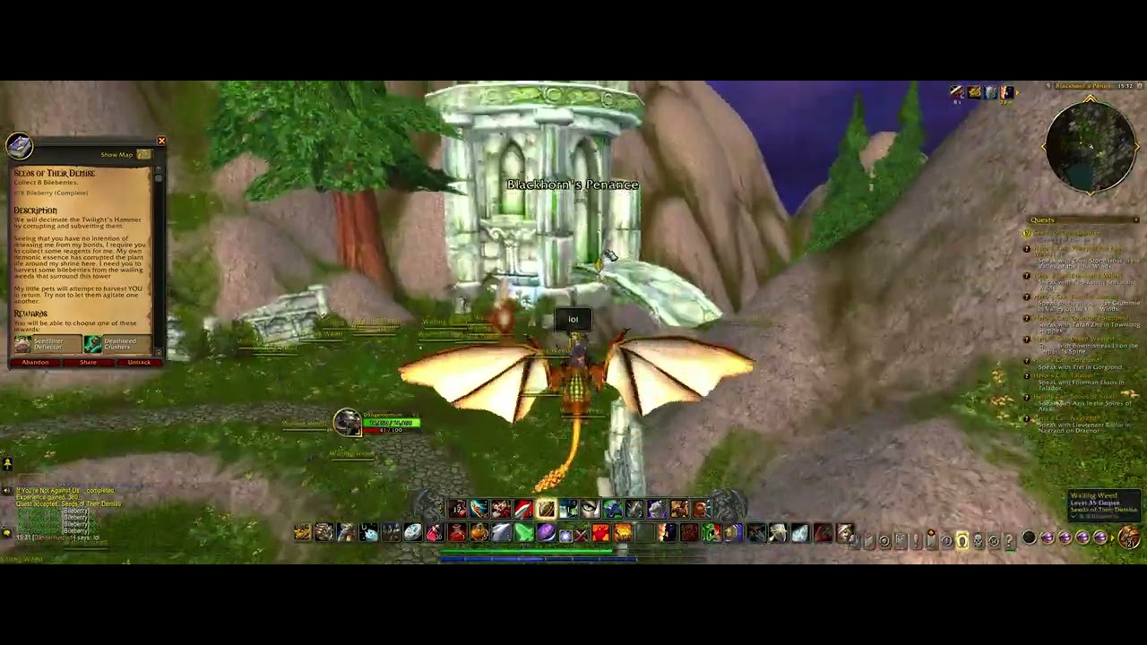 World of Warcraft: Seeds of Their Demise - Quest ID 25408 (Gameplay/Walkthrough)