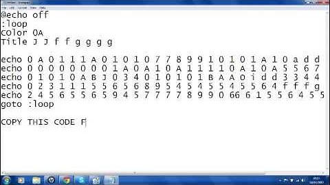 HOW TO MAKE MATRIX FALLING TEXT