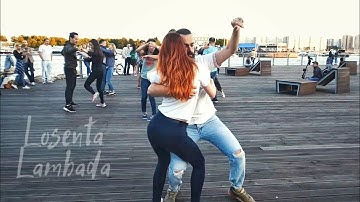 OpenAir. Anton Gavrilov and Evgenia Stecenko. Zouk improvisation. (Fantasma)