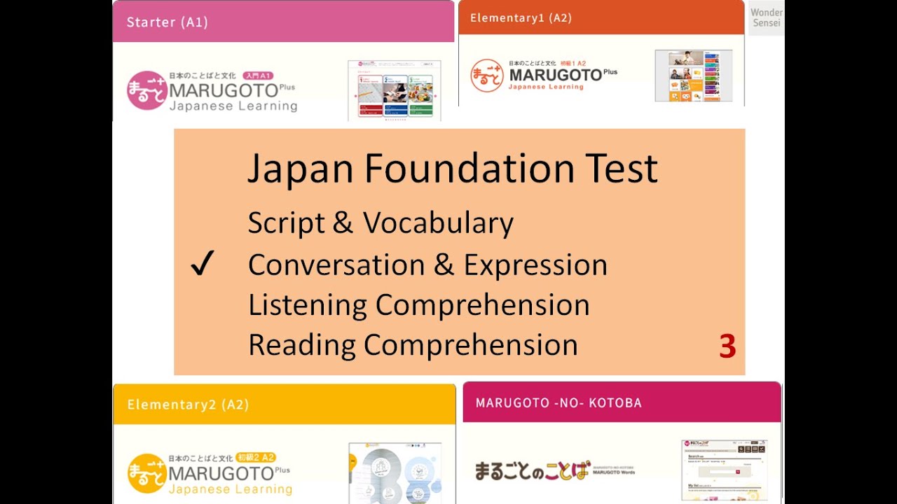 3- MARUGOTO SAMPLE EXAM- JAPAN FOUNDATION TEST