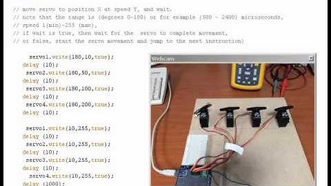 Servo Speed Control using Arduino Uno