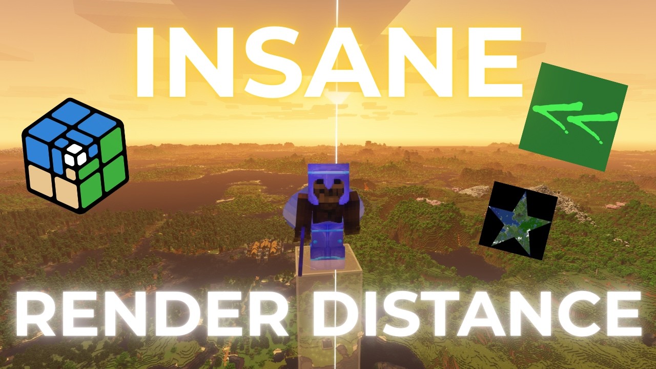 How to Get INSANE Render Distance in Minecraft! - YouTube