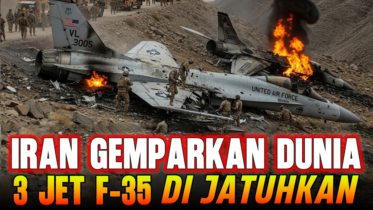 3 JET SILUMAN AS BERHASIL DI JATUHKAN OLEH IRAN‼️GUNAKAN RUDAL HQ-9B BUATAN CHINA ?