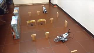 Producer-Consumer problem simulation with Lego Mindstorms
