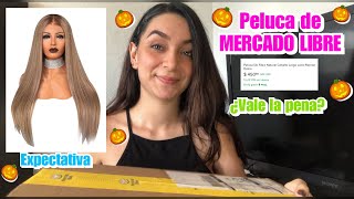 Peluca de MERCADO LIBRE😰💛 “Barata” | unboxing &amp; prueba