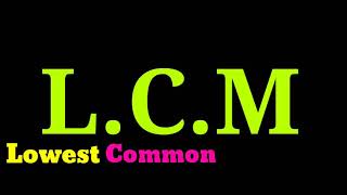 Lowest Common Multiple song