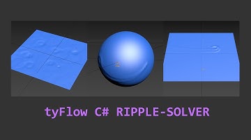 tyFlow C# Ripple-Solver