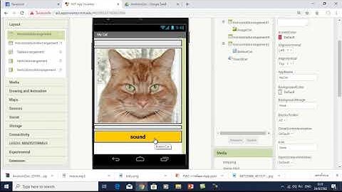 MIT App Inventor 2 : เรียนรู้การใส่เสียงและรูปภาพ (ep. 2/2)