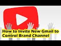 How To Move Channel To Other Gmail Account? \\ Mr. Block Fix Invite  Brand Channel To Other Gmail.