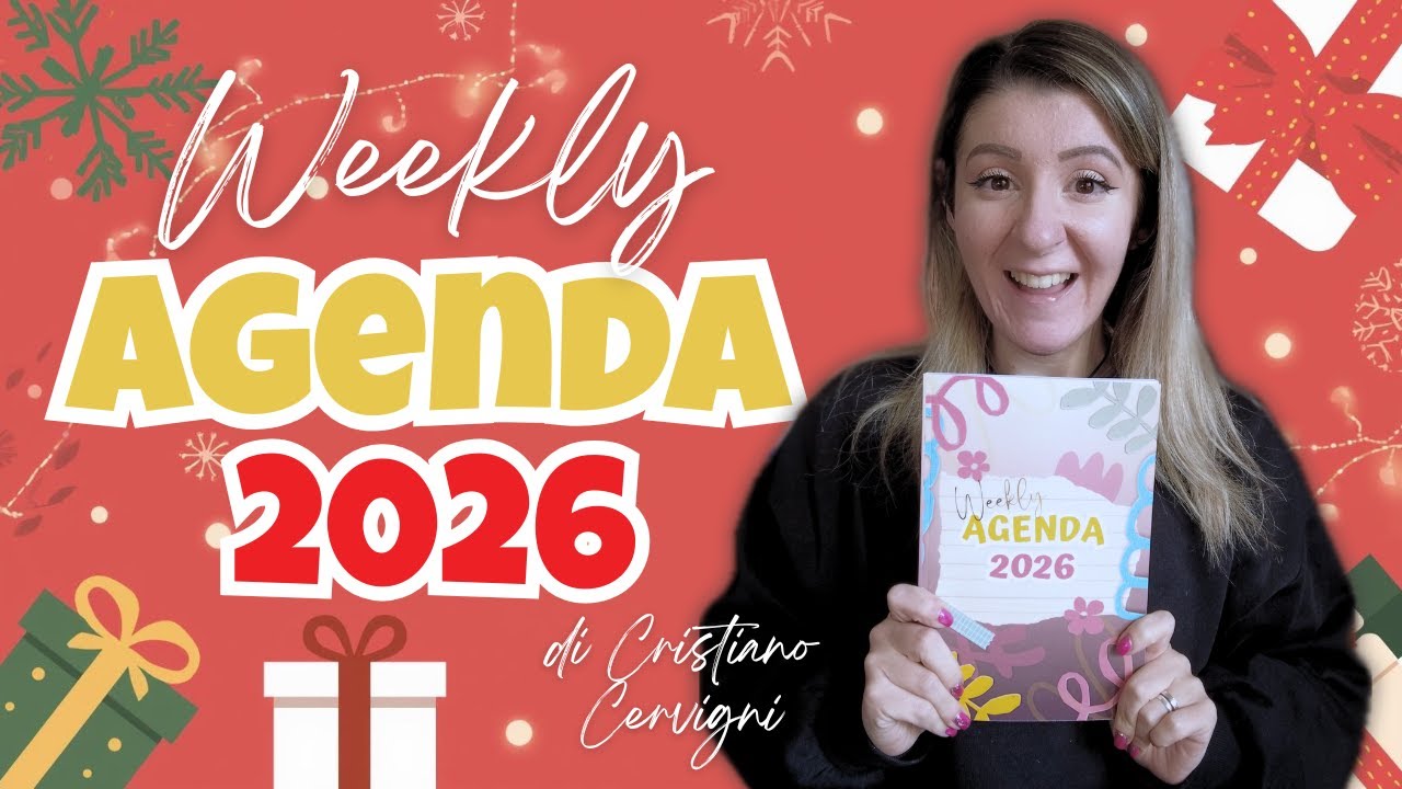 LA MIA AGENDA 2026 📖 di Cristiano Cervigni! ✨ Vlogmas 2025 ✨ | Il mondo di Pretty
