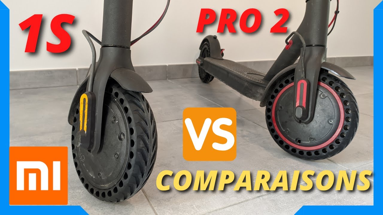 Comparaison Mi 1S VS M365 PRO 2 : Caractéristique détaillé de la  trottinette électrique xiaomi 