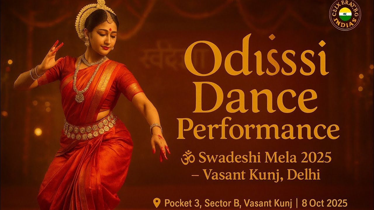 Odissi Dance Performance | Swadeshi Mela 2025 | Vasant Kunj Pocket 3 ...