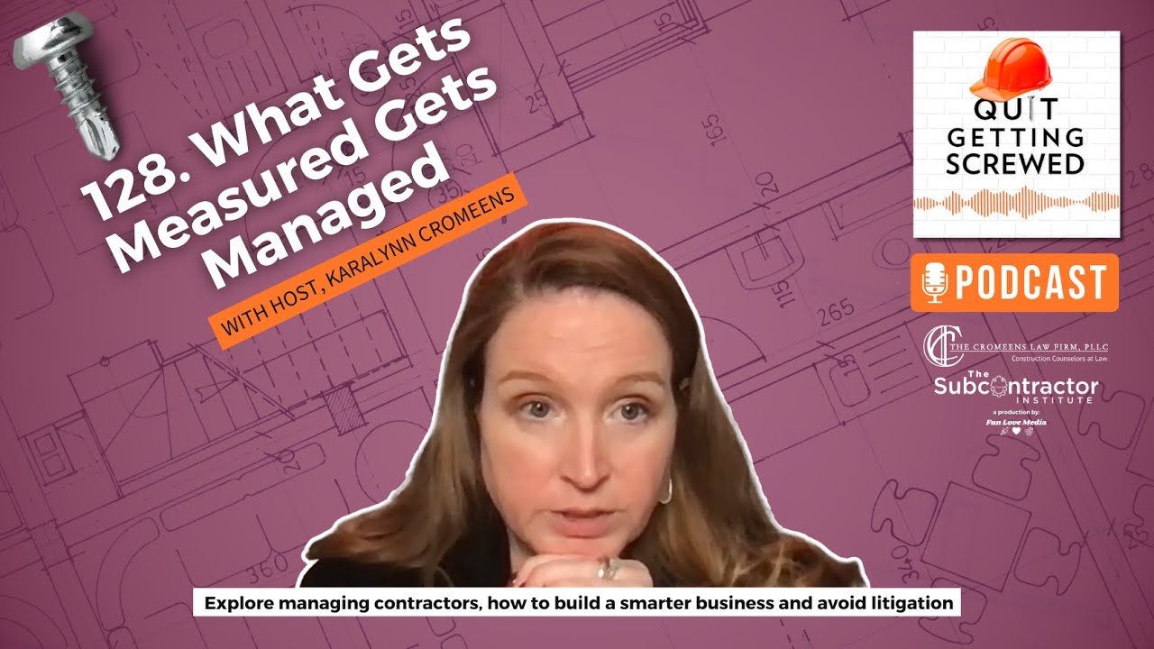Episode 128: What Gets Measured Gets Managed - YouTube
