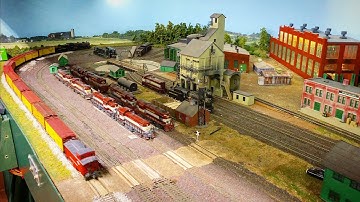 Large Private Model Railroad layout in HO scale