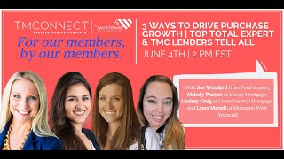 3 Ways to Drive Purchase Growth: Top Total Expert & TMC Lenders Tell All