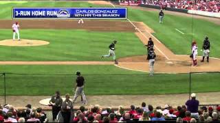 2011/08/13 CarGo's three-run homer
