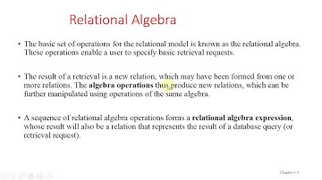 DBMS Relational Algebra Part 2