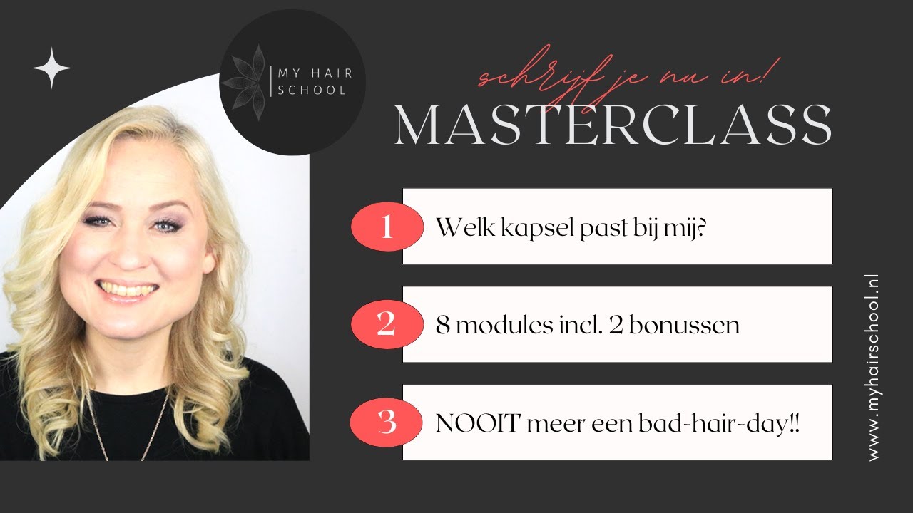 Welk kapsel past bij mij? Masterclass - YouTube