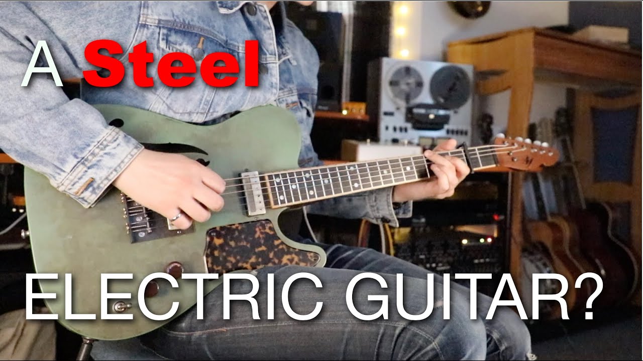 An Electric Guitar Made of STEEL?! Baritone Mulecaster Review YouTube