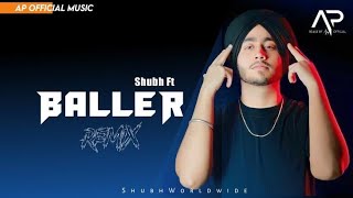 Baller (Slowed + Reverb) | Shubh Ft. Ikky | Punjabi Lofi Song | Bass Boosted | 4K HD Lyrics Video |
