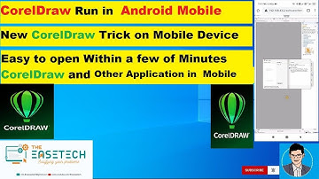 Corel Draw Run in Android Mobile Device