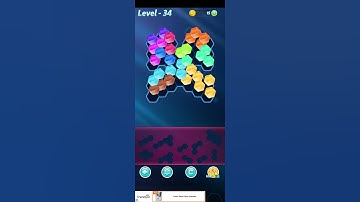 Block! Hexa Puzzle~HexaMage B block 10 to 11 levels~ level-34